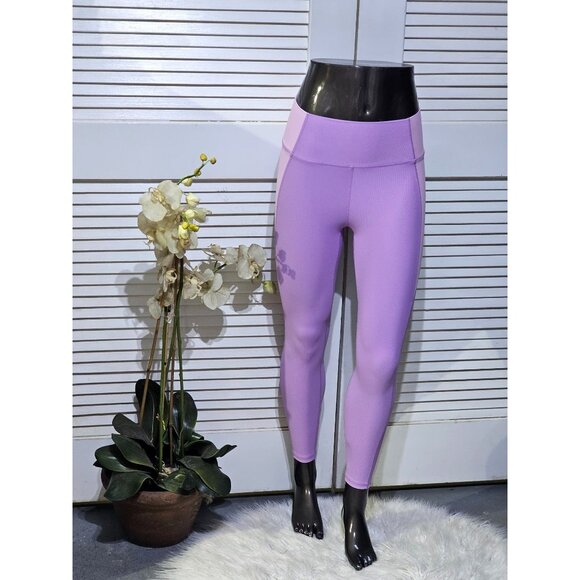 Wilo Pants - NWT Wilo The Label Women's Lilac Pink Color Block Legging Pants Sz Small  2770
